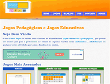 Tablet Screenshot of educajogos.com.br
